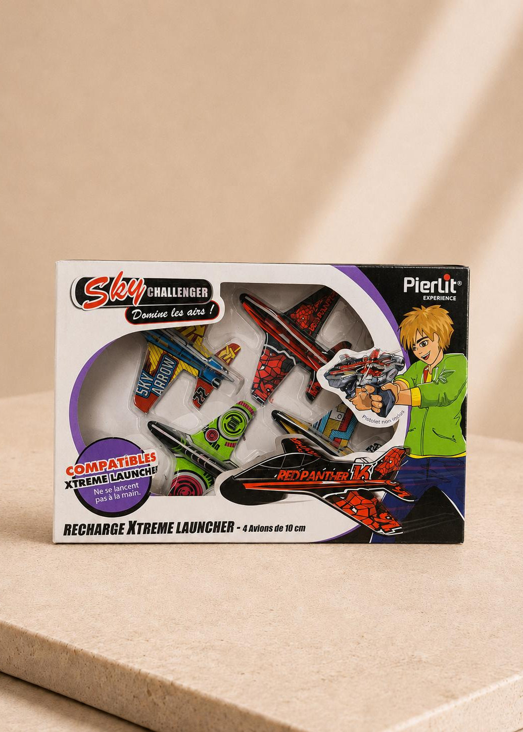 Sky Challenger – Recharge Xtreme Launcher – 4 Avions – Pierlit