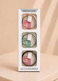 Coques de Protection pour Samsung Galaxy Watch8 – 40 mm – Lot de 3 (Rose Gold, Vert &amp; Noir)